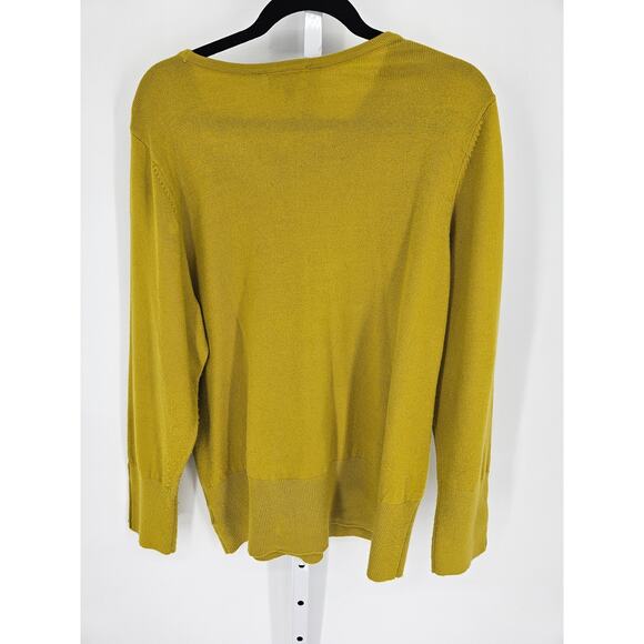 JM Collection Women's Green Sleeveless Round Neck Blended Fiber Sweater Size 3X - Picture 5 of 5